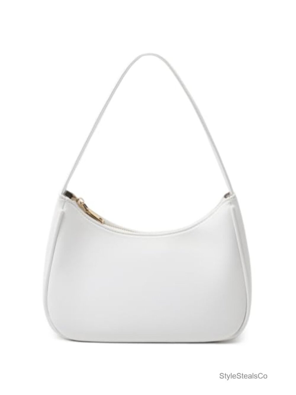 PU Leather Shoulder Bag Cute Hobo Tote Mini Clutch Purse with Zipper